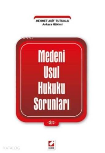 Medeni Usul Hukuku Sorunları Cilt:3 - 1