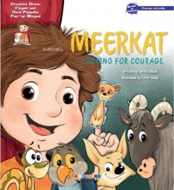 Meerkat Looking For Courage;Creative Drama Finger and Hand - Puppets Pop-up Staged - 1