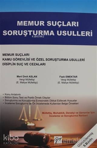 Memur Suçları Soruşturma Usulleri - 1