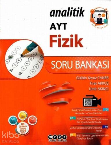  Merkez Yayınları AYT Fizik Analitik Soru Bankası Merkez - 1