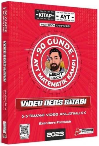 Mert Hoca Yayınları/ 2023 90 Günde AYT Matematik Kampı Video Ders Kitabı - 1