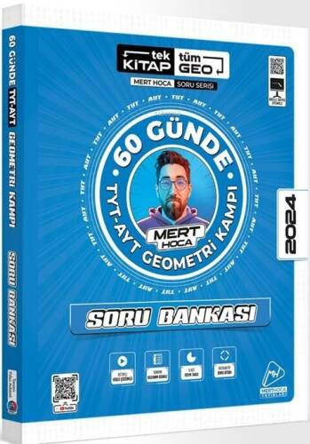 Mert Hoca Yayınları 2024 60 Günde Geometri TYT-AYT Geometri Kampı Soru Bankası - 1