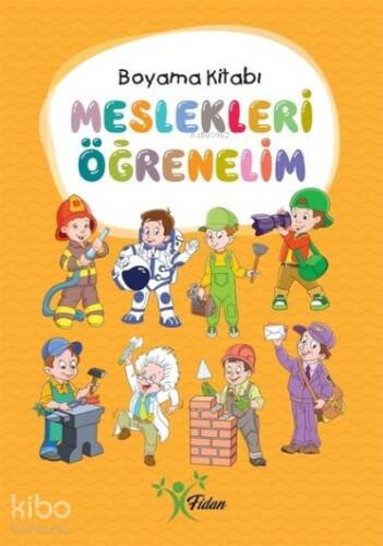 Meslekleri Öğrenelim Boyama Kitabı - 1