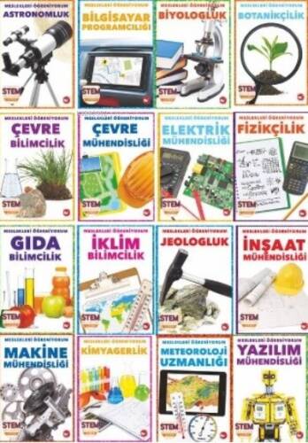 Meslekleri Öğreniyorum Set – 16 Kitap - 1