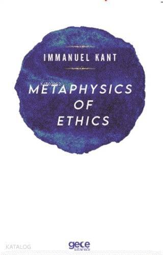 Metaphysics Of Ethics - 1