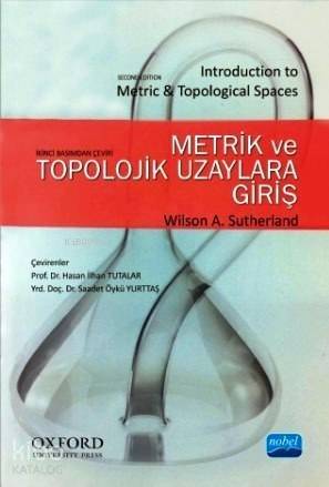 Metrik ve Topolojik Uzaylara Giriş - 1