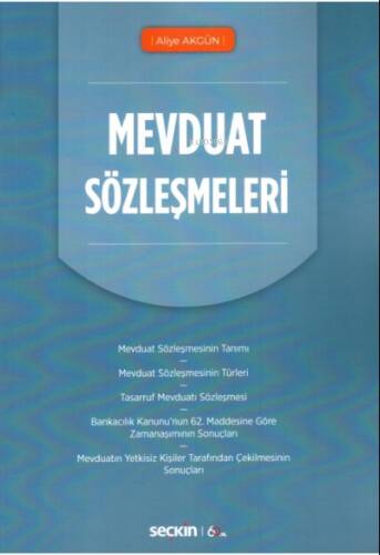 Mevduat Sözleşmeleri - 1