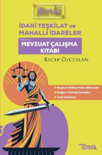 Mevki İdari Teşkilat Ve Mahalli İdareler Mevzuat Çalışma Kitabı - 1