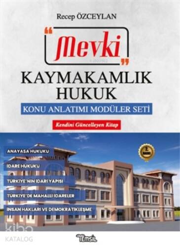 Mevki Kaymakamlık Hukuk Konu Anlatımı Modüler Seti - 1