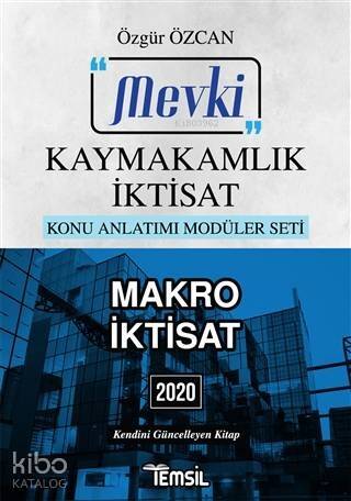 Mevki Makro İktisat (Kaymakamlık İktisat) 2020; Konu Anlatımı Modüler Seti - 1