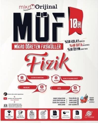 Mikro 10. Sınıf Fizik MÖF Mikro Öğreten Fasiküller - 1