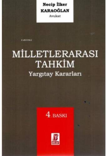 Milletlerarası Tahkim Yargıtay Kararları - 1