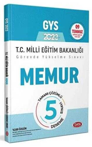 Milli Eğitim Bakanlığı Memur Tamamı Çözümlü GYS 5 Deneme Sınavı - 1