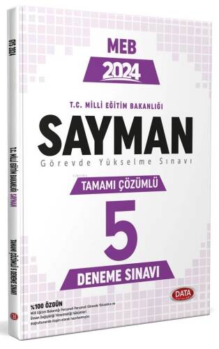 Milli Eğitim Bakanlığı Sayman Tamamı Çözümlü GYS 5 Deneme Sınavı - 1