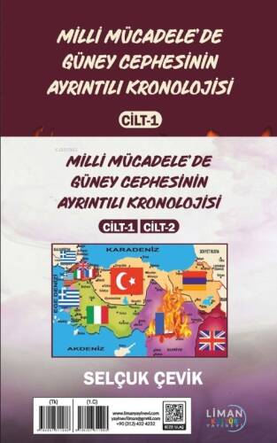 Milli Mücadele'de Güney Cephesinin Ayrıntılı Kronolojisi Cilt 1 Ve Cilt 2 Takım - 1