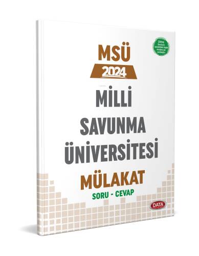 Milli Savunma Üniversitesi (Msü) Mülakat Soru - Cevap - 1