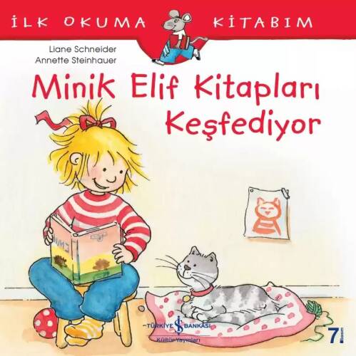 Minik Elif Kitapları Keşfediyor - İlk Okuma Kitabım - 1