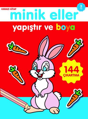 Minik Eller Yapıştır ve Boya;Kırmızı Kitap - 1