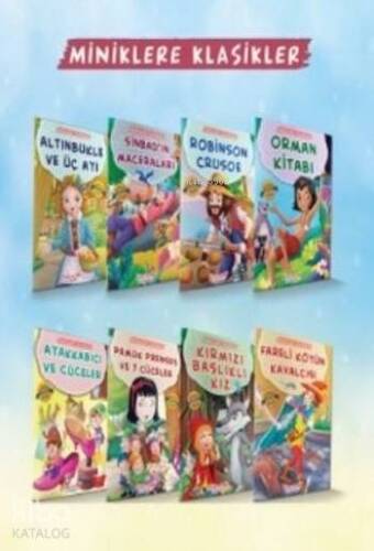 Miniklere Klasikler Hikaye Seti 8 Kitap - 1