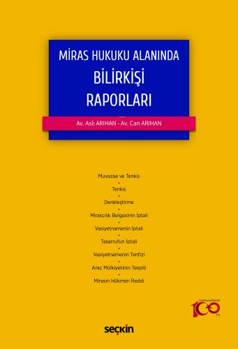 Miras Hukuku Alanında Bilirkişi Raporları - 1