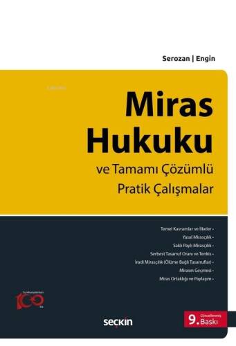 Miras Hukuku ve Tamamı Çözümlü Pratik Çalışmalar - 1