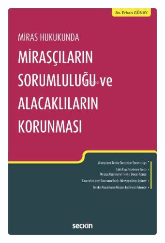 Mirasçıların Sorumluluğu ve Alacaklıların Korunması - 1