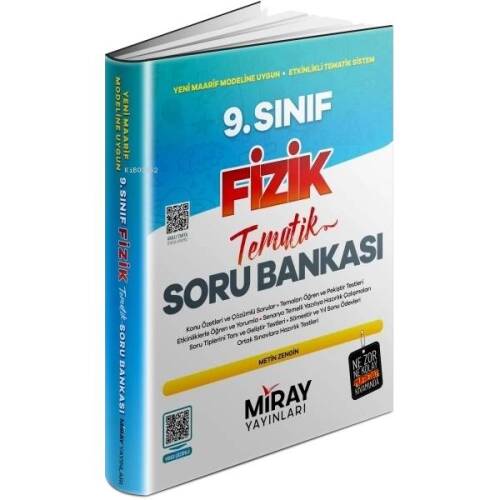 Miray 9. Sınıf Fizik Tematik Konu Özetli Soru Bankası - 1