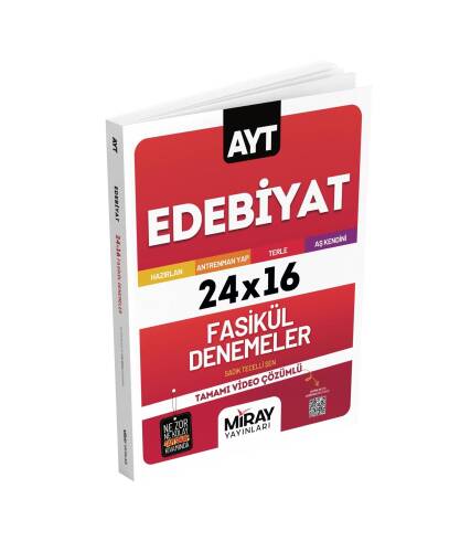 Miray Yayınları AYT Edebiyat 16 Fasikül Deneme - 1