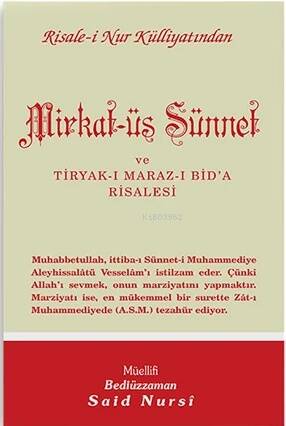 Mirkat-üs Sünnet ve Tiryak-ı Maraz-ı Bid'a Risalesi;Cep Boy (kod:508) - 1