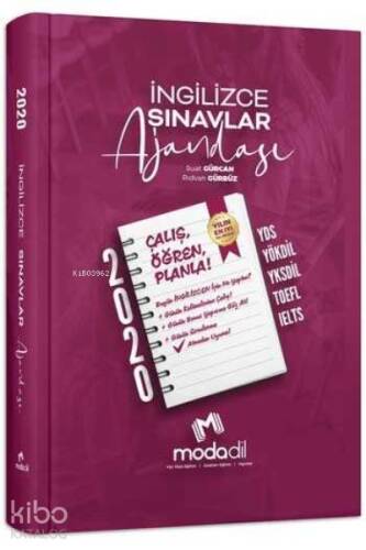 Modadil Yayınları İngilizce Sınavlar Ajandası - 1