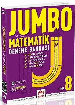 Model Eğitim Yayıncılık 8. Sınıf Matematik Jumbo Deneme Bankası - 1