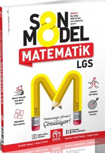 Model Eğitim Yayınları 8.Sınıf Son Model Matematik Soru Bankası - 1