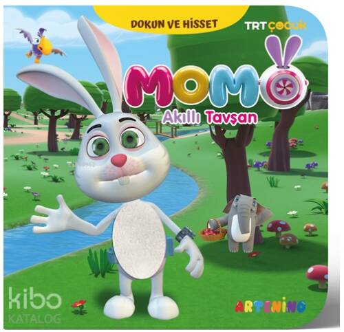 Momo Akıllı Tavşan - Trt Çocuk Dokun ve Hisset Kitap - 1