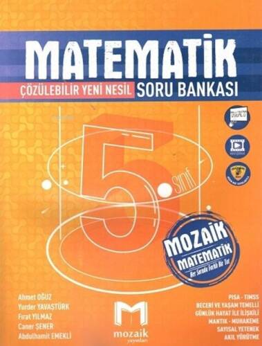 Mozaik Yayınları 5. Sınıf Matematik Soru Bankası - 1