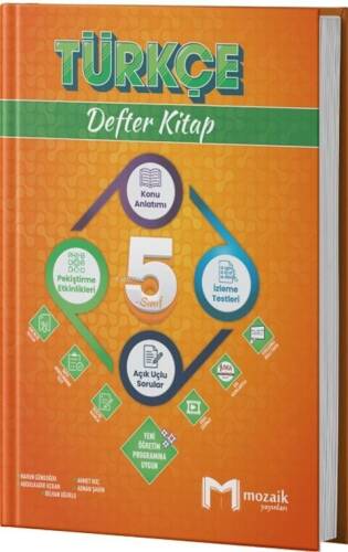 Mozaik Yayınları 5. Sınıf Türkçe Defter Kitap - 1