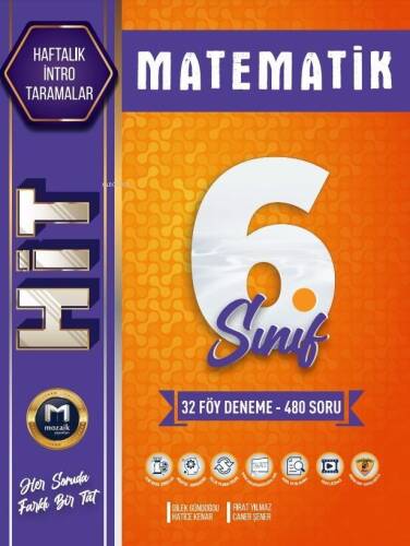 Mozaik Yayınları 6. Sınıf Matematik HİT 32 Deneme - 1