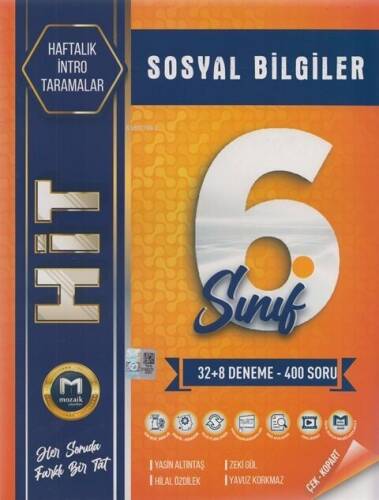 Mozaik Yayınları 6. Sınıf Sosyal Bilgiler 40 Deneme - 1