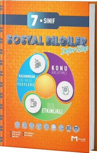 Mozaik Yayınları 7. Sınıf Sosyal Bilgiler Defter Kitap - 1