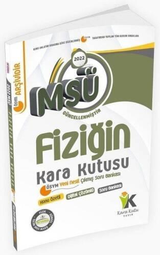 MSÜ Fiziğin Kara Kutusu Konu Özetli Dijital Çözümlü Çıkmış Soru Bankası - 1