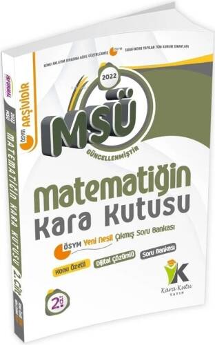 MSÜ Matematiğin Kara Kutusu 2. Cilt Konu Özetli Dijital Çözümlü Çıkmış Soru Bankası - 1