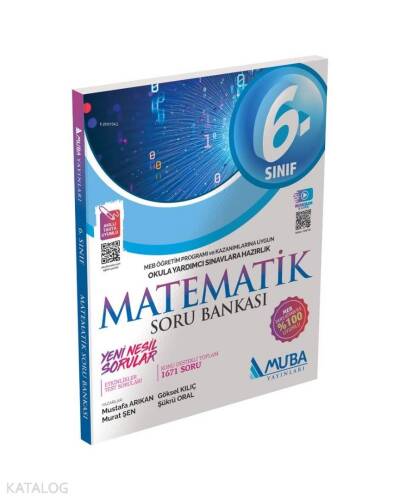 Muba Yayınları 6. Sınıf Matematik Soru Bankası Muba - 1