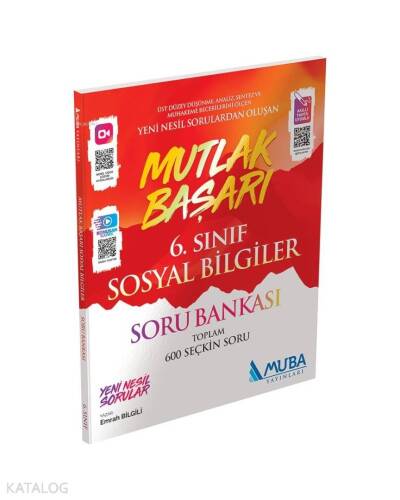 Muba Yayınları 6. Sınıf Sosyal Bilgiler Mutlak Başarı Soru Bankası Muba - 1