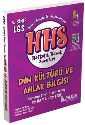 Muba Yayınları 8. Sınıf Din Kültürü ve Ahlak Bilgisi Haftalık Hasat Soruları - 1