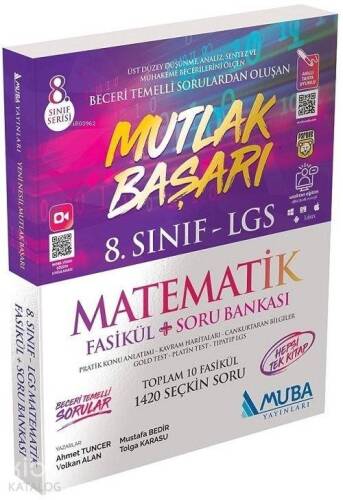 Muba Yayınları 8. Sınıf LGS Matematik Mutlak Başarı Fasikül ve Soru Bankası Muba - 1