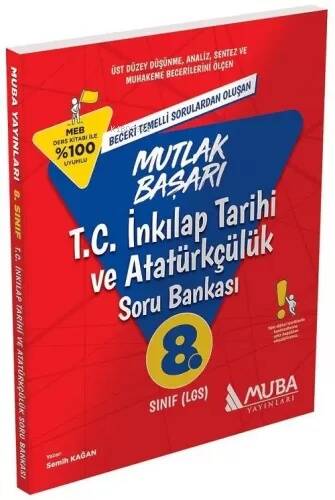 Muba Yayınları 8. Sınıf LGS TC İnkılap Tarihi ve Atatürkçülük Mutlak Başarı Soru Bankası - 1