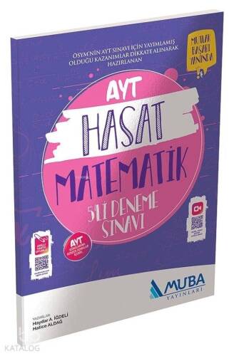 Muba Yayınları AYT Matematik Hasat 5li Deneme Sınavı 2020 Özel Muba - 1