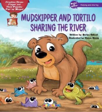 Mudskipper And Tortilo Sharing The River;Creative Drama Finger and Hand Puppets Pop-up Staged - 1