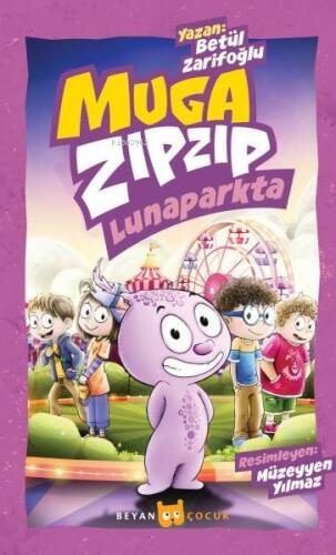 Muga Zıpzıp Lunaparkta (Renkli - Resimli) - 1