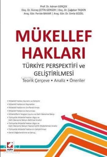 Mükellef Hakları; Türkiye Perspektifi ve Geliştirilmesi - 1