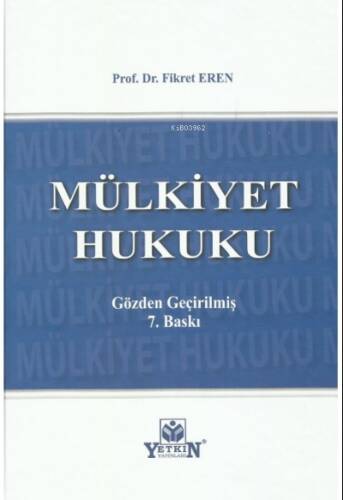 Mülkiyet Hukuku - 1